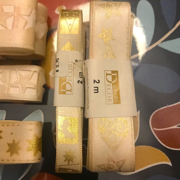 🎄VINTAGE Christmas satin ribbon new FROM 90s - Picture 8 of 12